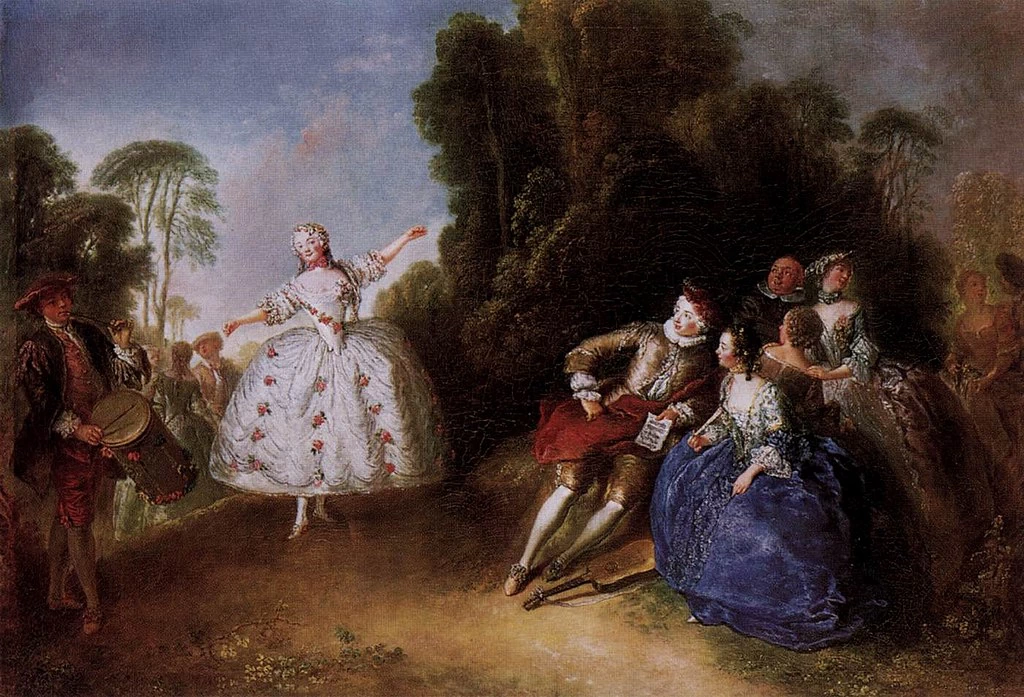 La ballerina Marianne Cochois - Schloss Charlottenburg, Berlino